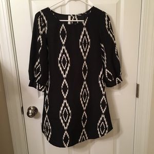 Tribal design Black dress